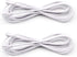 T5 T8 Extension Cords, 10 ft 3 Meter Connector Cord, 3-Prong Power Cable for LED Tube Light, Pack of 2