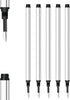DunBong Spiral Refill, 5 Pack - Replaceable Gel Ink Rollerball Refills 0.5mm Medium Point (Red)