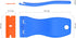 CADONO 4 120 Pcs Plastic Razor Blade Scraper and Pcs Blades, Remove Label Decal Tool,Forwithout Scratches Plastic Razor