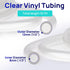 AQUASTRONG 1/3'' ID X 1/2'' OD PVC Clear Vinyl Tubing for Condensate Tank Pump, 19.7ft Length