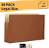 The File King Expanding Accordion File Folder - Legal Size | 3.5" Expansion - Store and Organize Papers | Carton of 50