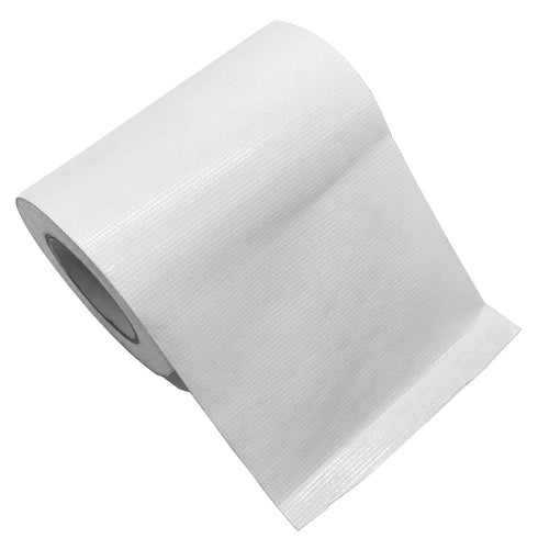 White Repair Tape, 8" x 30ft, Strong Adhesive Waterproof Tape for Indoor/Outdoor Use, RV, Boat, Tarp Repair