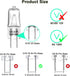 GY6.35 Bulbs, 120V 50W Bulb 2 T4 G6.35 Bulb, Dimmable 2700K 2 Bulb 10 Pack Light Crystal Clear Halogen Pin, JC Bi-Pin
