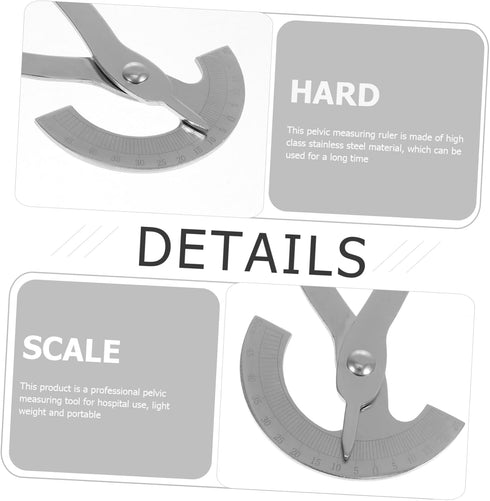 Professional Stainless Steel Medical Caliper - Accurate Pelvic Measuring Tool
