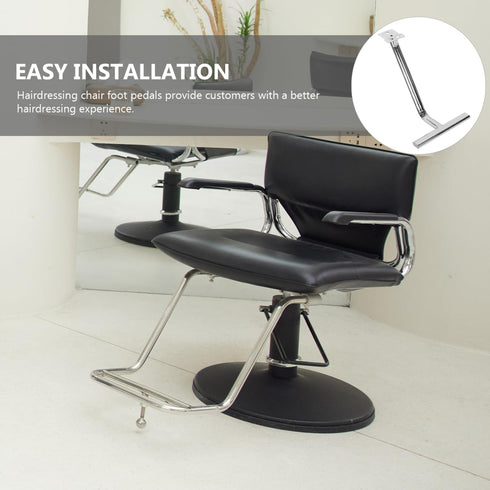 Lurrose Salon Chair Foot Pedal Replacement: Universal Salon Chair Legrest - Heavy Duty Foot Rest Easy Installation