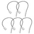 OSALADI 5Pcs E12 Screw Light Socket with Cord - White Bulb Holder
