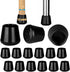 1" Rubber Chair Leg Tips Caps, Chair Leg Floor Protectors Rubber Feet