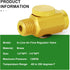 TAISHER 5PCS Brass Air Compressor Accessories Control Tool, 1/4" NPT Male x Female Air Flow Regulator Valve