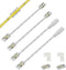 PAUTIX 5mm Connectors for 2-pin COB LED Strip Light, 2pcs Gapless and L-Shaped Connectors