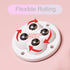 Self Adhesive Wheels 4pcs Mini Swivel Adhesive Caster Wheels Self-Adhesive Caster Sticky 360 Degree Rotary Stainless Steel Casters for Small Appliances Furniture Bins Storage Boxes