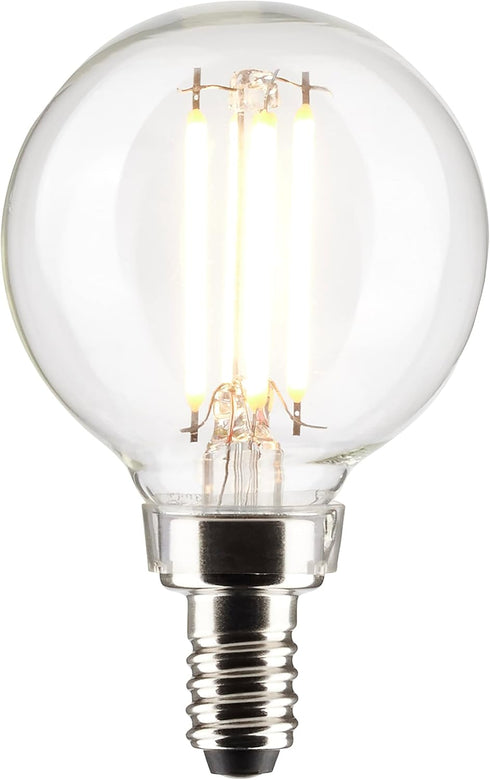 Satco 20524-5.5G16.5/LED/CL/927/120V/E12 S21209 Globe Style Antique Filament LED Light Bulb by Satco