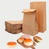 Dnyucen 25pcs Packaging Sourdough Bread Bags Paper Bags Bakery Cookies Sandwiches Takeaway Bag Candy Bag Bulk(L Kraft