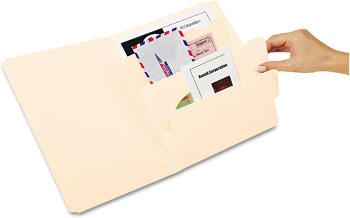 Pendaflex Divide It Up File Folders, Letter Size, Manila, 24/Pack (10770)