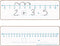 Really Good Stuff Number Line Dry Erase Boards – Two-Sided 0-10 and 0-20 Number Line, 12”x4” (Set of 6)