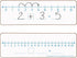 Really Good Stuff Number Line Dry Erase Boards – Two-Sided 0-10 and 0-20 Number Line, 12”x4” (Set of 6)