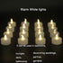 100PACK 200Hours LED Tea Lights Candles- Flameless Candles Realistic and Bright Flickering Long Lasting for Holiday