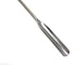 A2Z-VL004 Micro Lab Scoop Stainless Steel Half Rounded Spoon Spatula Sampler, Vinyl Handle 6" (15.24 cm)
