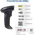 UNIDEEPLY 1D 2D PDF417 Wired Bar Code Scanners Readers for Computers, USB Cable Barcode Handheld, Scanning Label QR UPC