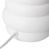 LT1168-OFF 12.68" Simple Designs Chic Glow Mini Stacked Ceramic Table Lamp, Monochromatic Fabric Shade, Small Accent