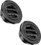 4 Inch Round Air Vent, HG Power 2-Pack Aluminium Alloy Louver Grille Cover with Built-in Screen Mesh for Ventilation