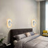 AWEKLIY 3100K Wall Mounted Reading Light, Bedside Wall Sconces USB Charging, Warm Ambient Lighting Wall Mounted Sconce