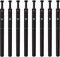 Gel Pens 0.5 mm 8 Pcs Quick-Dry Black Ink Fine Point Smooth Writing Pens