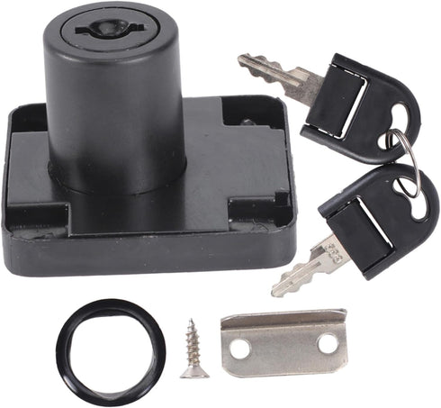 2pcs Angoily Office Cabinet Lock Zinc Alloy Drawer Lock Keys for File Cabinets Bedside Tables and Cupboards Easy