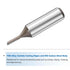 1/2 Inch 1/8" 2 0.51 Inch YG6 HARFINGTON Straight Router Bit Shank Cutting Dia, Flutes Cutting Length Carbide Cutter