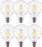 G25 LED Globe Light Bulbs, 60W Equivalent 500 Lumens, CRI90+ E26 Base