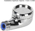 Naroote 1. 5cm Nozzle Waterfall ShowerTOP, Stainless Steel Aperture High Pressure Rain Shower TOPs Pressure Boost