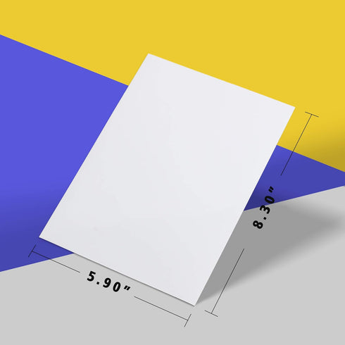 LLPT Dry Erase Magnetic Sheets, 6 Packs, 5.9” x 8.3”, Reusable Washable No Adhesive Trimable Sticker Notes for