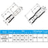 Heat Shrink Bullet Connectors, 100 Pcs Female Male Electrical Bullet Butt Terminals Insulated Waterproof Marine Bullet Connectors for Watercraft, Electronics, Automotive AWG 16-14