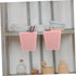 5Pcs PRETYZOOM Rolling Cart Accessories Wall Mount Hanging Cup Holder Storage Box for Organizing Pens and Remote