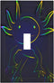 HTSAHKV Rainbow Axolotl Wall Plate Light Switch Cover Single Gang Outlet Faceplate Print