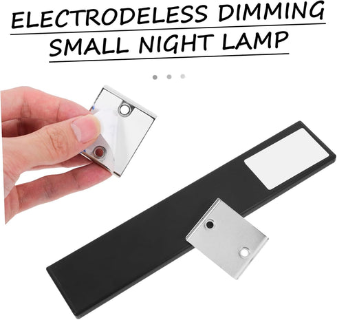 1pc Dimming Uonlytech USB Charging Led Bedside Lamp Function Temperature Practical Night Light for Bedroom Cabinet