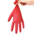 Disposable Nitrile Exam Gloves - Small Box of 100, Burgundy, Latex-Free, Medical Grade