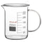 stonylab Glass Beaker with Handle, Borosilicate Graduated Low Form Griffin Beaker with Pouring Spout, 250 ml