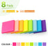Sticky Notes 3x3 inch, Bright Colors Self-Stick Pads, 8 Pads/Pack, 85 Sheets/Pad, Total 680 Sheets for Office Use
