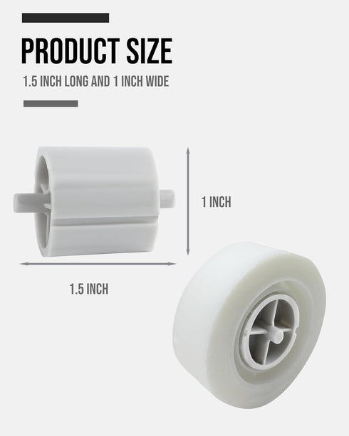 Lichamp Tape Dispenser Replacement Core, 1 inch, 10 Pack