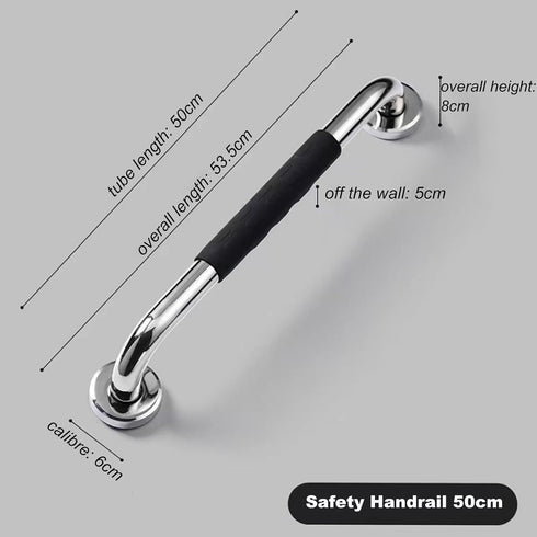 NGEWFGH 2pack, 50cm) Bathroom Handrails, Shower Safety Grab Bars Wall Mounted Stainless Steel Non-Slip Handle Heavy
