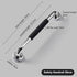 NGEWFGH 2pack, 50cm) Bathroom Handrails, Shower Safety Grab Bars Wall Mounted Stainless Steel Non-Slip Handle Heavy