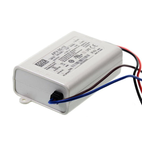 DineDeck APV-35-12 36W 12V 3A Single Output Switching Power Supply - Universal AC Input, Short Circuit Protection