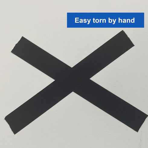 WELSTIK Black Gaffer Tape 1 Inch x 60 Yards - Heavy Duty for Cables, Photography, Theater, Residue Free