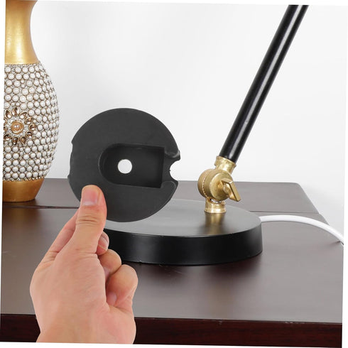 DECHOUS Table Lamp Base Iron Weighted Chassis for Floor and Desktop Lamps Sturdy Support for Enhanced Home Decor