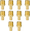 SUNGATOR 1/2 Inch Pex Fittings, 10-Pack Male Adapter, No Lead Brass, NSF, UPC Certified for Pex Pipe