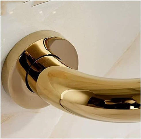 ALDEPO 32Cm) Grab Bars Brass Handicap for Shower, Anti-Slip Safety Support Rails for Bathtub Wall Mount Assist Handrail