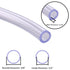 Clear Vinyl PVC Tubing 1/4" ID x 3/8" OD Flexible Food Grade Hose, 10 Feet