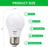 A15 Small Dusk to Dawn Light Bulbs, 4-Pack, 40W Equivalent, Warm White 3000K, E26 Base, Auto On/Off for Outdoor