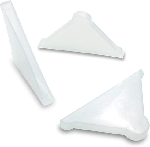 Triple Corner Protectors for Mirror/Glass/Metal Sheets - Pack of 50PCS (4 X 37 mm)