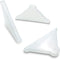 Triple Corner Protectors for Mirror/Glass/Metal Sheets - Pack of 50PCS (4 X 37 mm)